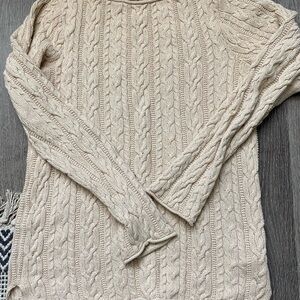 Polo Ralph Lauren Cable Knit Sweater in Cream